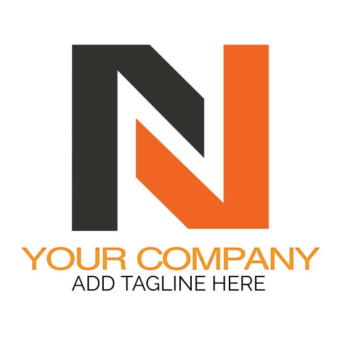 n letter logo | n symbol | n icon logo design Logotyp template